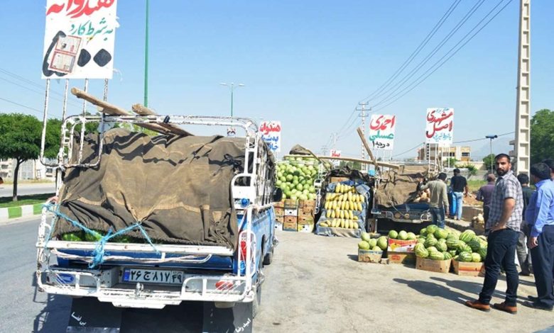 ساماندهی میوهفروشان مستقر در جادههای ورودی گنبدکاووس ضروری است