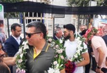 عظیم جزیده سرمربی، احسان دانش دوست و اسماعیل مسافر ۲ بازیکن گنبدی تیم ملی والیبال ب