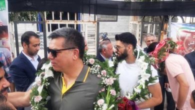 عظیم جزیده سرمربی، احسان دانش دوست و اسماعیل مسافر ۲ بازیکن گنبدی تیم ملی والیبال ب